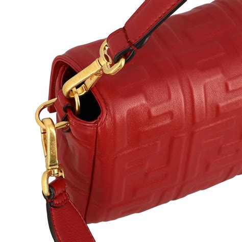 fendi embossed leather bag|Fendi leather crossbody bag.